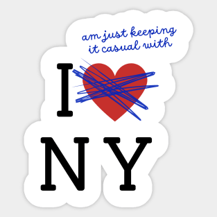 NYC Friendzoned Sticker